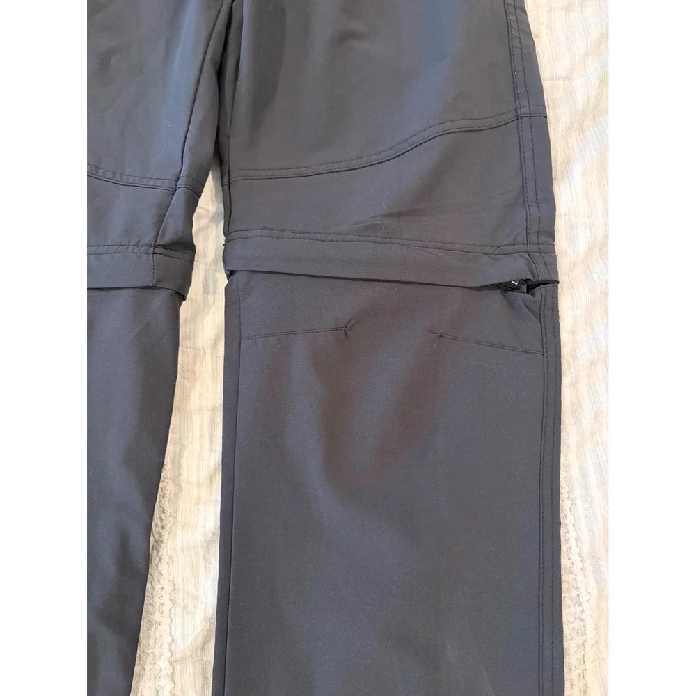 Icewear Iceland Mens Convertible Cargo Pants Zip Off Shorts Black Size Medium
